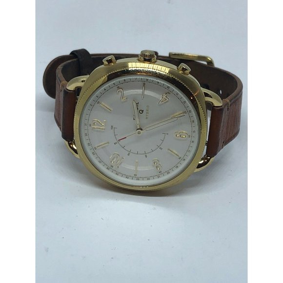 Fossil Q FTW1201 Womens Brown Leather Analog Silve - Picture 5 of 9